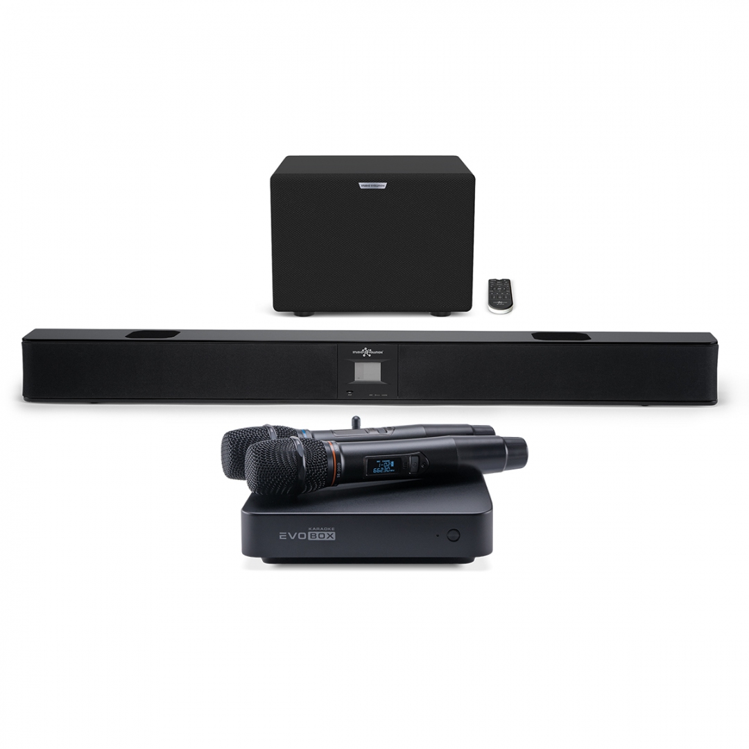 караоке-комплект EVOBOX Plus + EvoSound Bar (саундбар с караоке) в Октябрьске