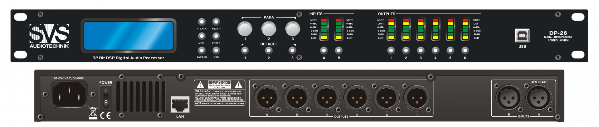 SVS Audiotechnik DP-26 Цифровой процессор: 2 входа 6 выходов в Октябрьске