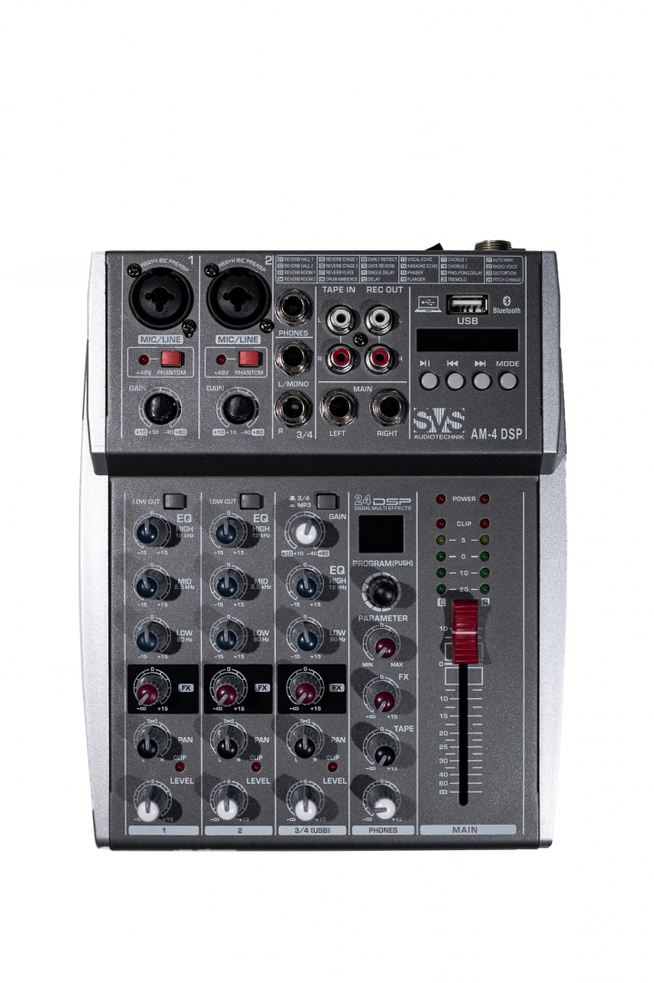 SVS Audiotechnik mixers AM-4 DSP Аналоговый микшерный пульт, 4-канала в Октябрьске