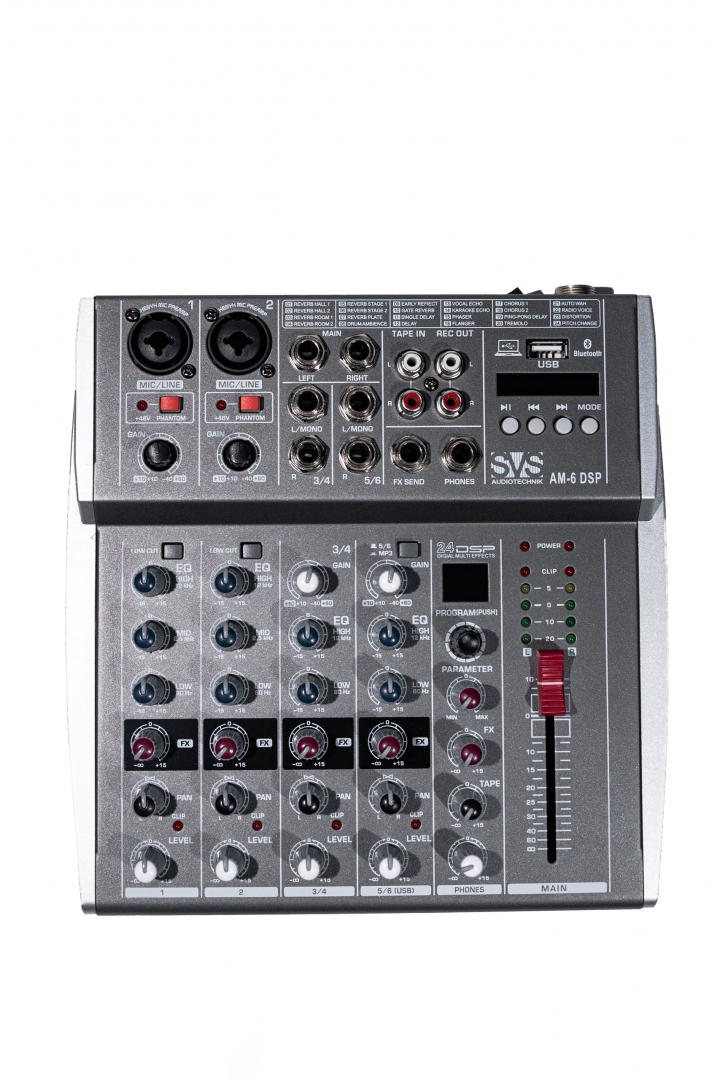 SVS Audiotechnik mixers AM-6 DSP Микшерный пульт аналоговый, 6-канальный SVS Audiotechnik mixers в Октябрьске
