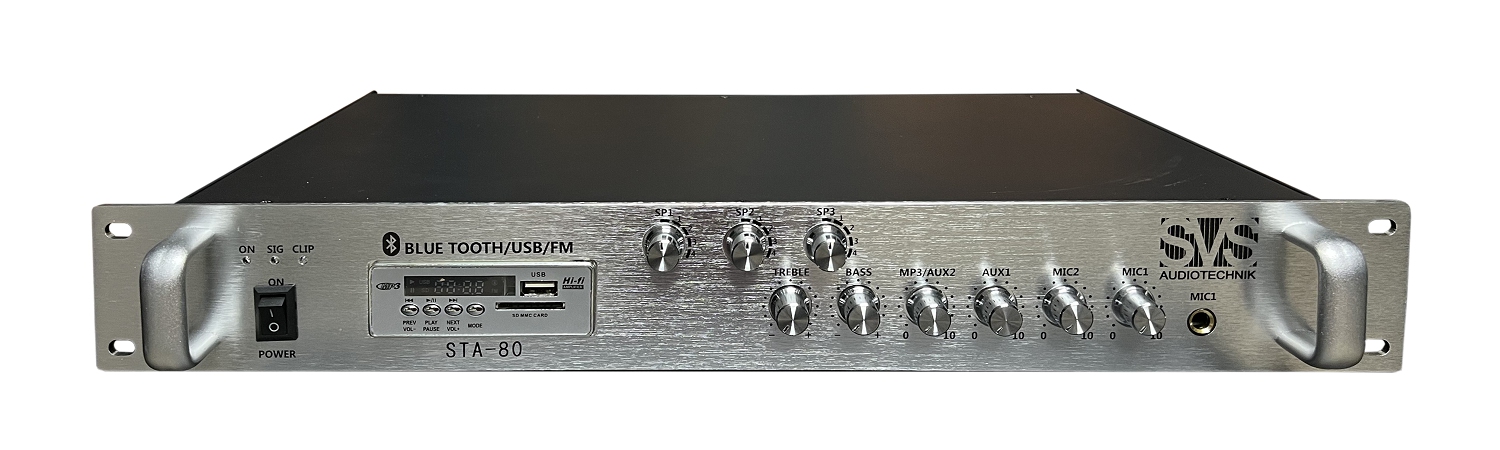 SVS Audiotechnik STA-80 Микшер-усилитель для систем Public Address в Октябрьске